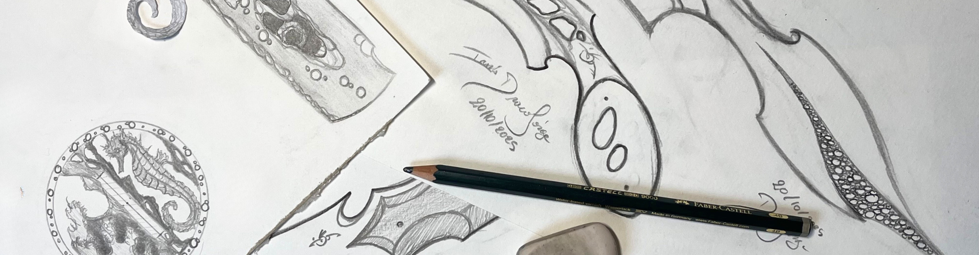 Dessins de couteaux sur mesure par Dracoforge