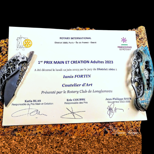 Prix Main et Création Rotary juin 2023 Dracoforge