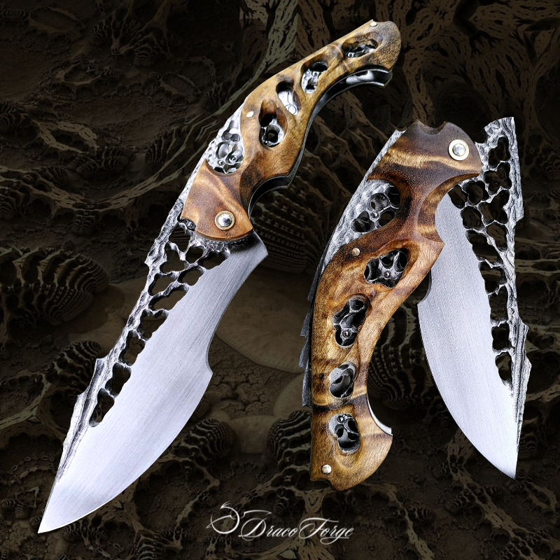 Wyvern Prototype gros couteau friction artisanal dentelle acier inspi heroic fantasy Dracoforge Wyvern Prototype gros couteau friction artisanal dentelle acier inspi heroic fantasy Dracoforge